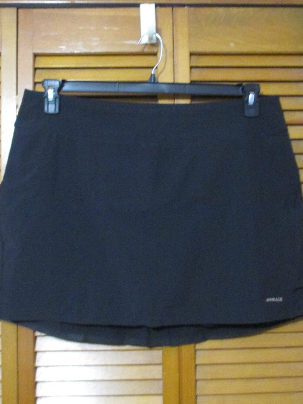 Annika skort black pull on stretchy Dry Tec 50+ for golf tennis like new sz XL
